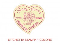 Etichette adesive per erboristerie, cosmetica, cosmesi (mm 36X34)  (cod.17M )